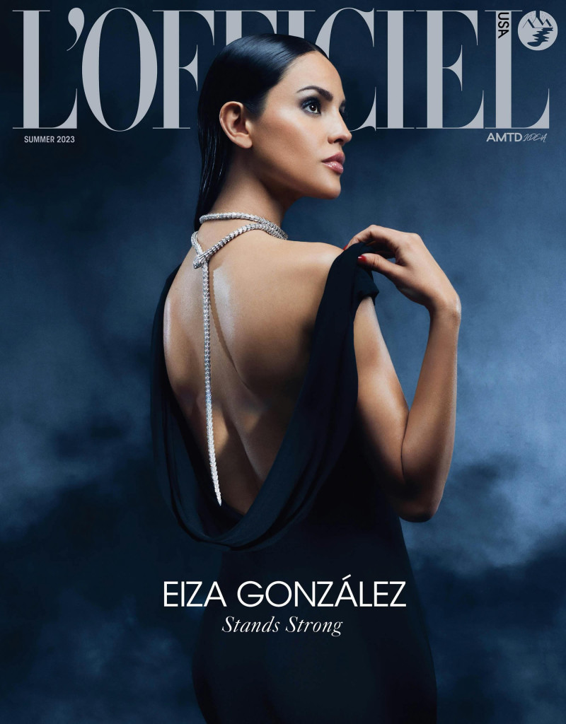 Eiza Gonzalez featured on the L\'Officiel USA cover from June 2023