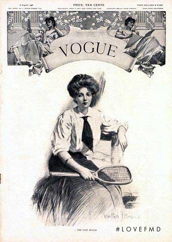  featured on the Vogue USA cover from August 1906