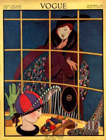  featured on the Vogue USA cover from November 1914