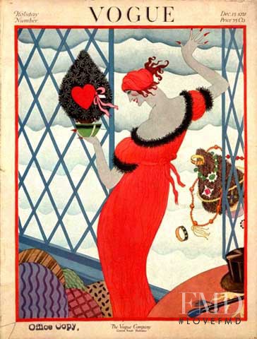  featured on the Vogue USA cover from December 1921