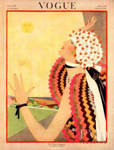  featured on the Vogue USA cover from July 1922
