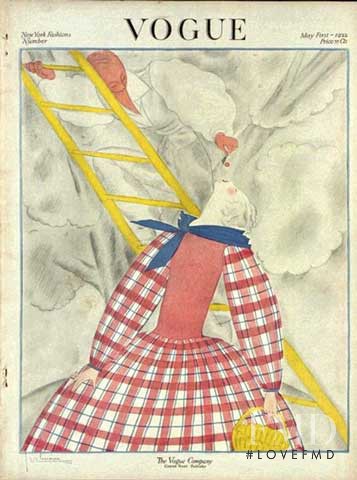  featured on the Vogue USA cover from May 1922