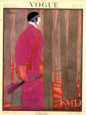  featured on the Vogue USA cover from January 1923