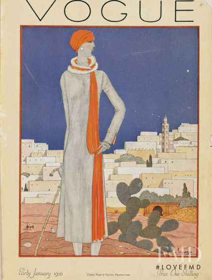  featured on the Vogue USA cover from January 1926
