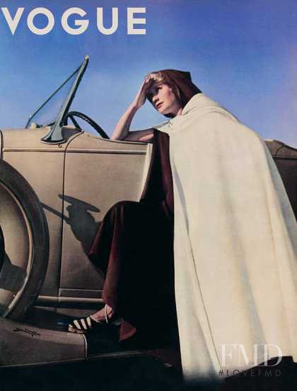  featured on the Vogue USA cover from January 1935