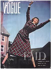  featured on the Vogue USA cover from August 1937