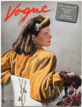 featured on the Vogue USA cover from August 1941