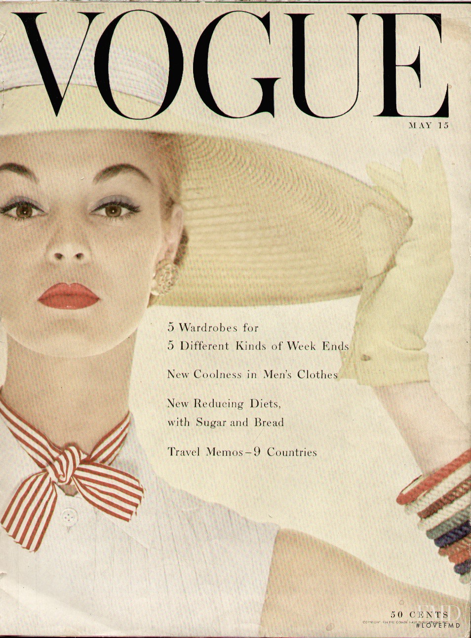 Cover of Vogue USA , May 1954 (ID:3616)| Magazines | The FMD