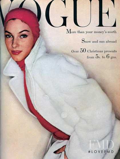  featured on the Vogue USA cover from November 1954
