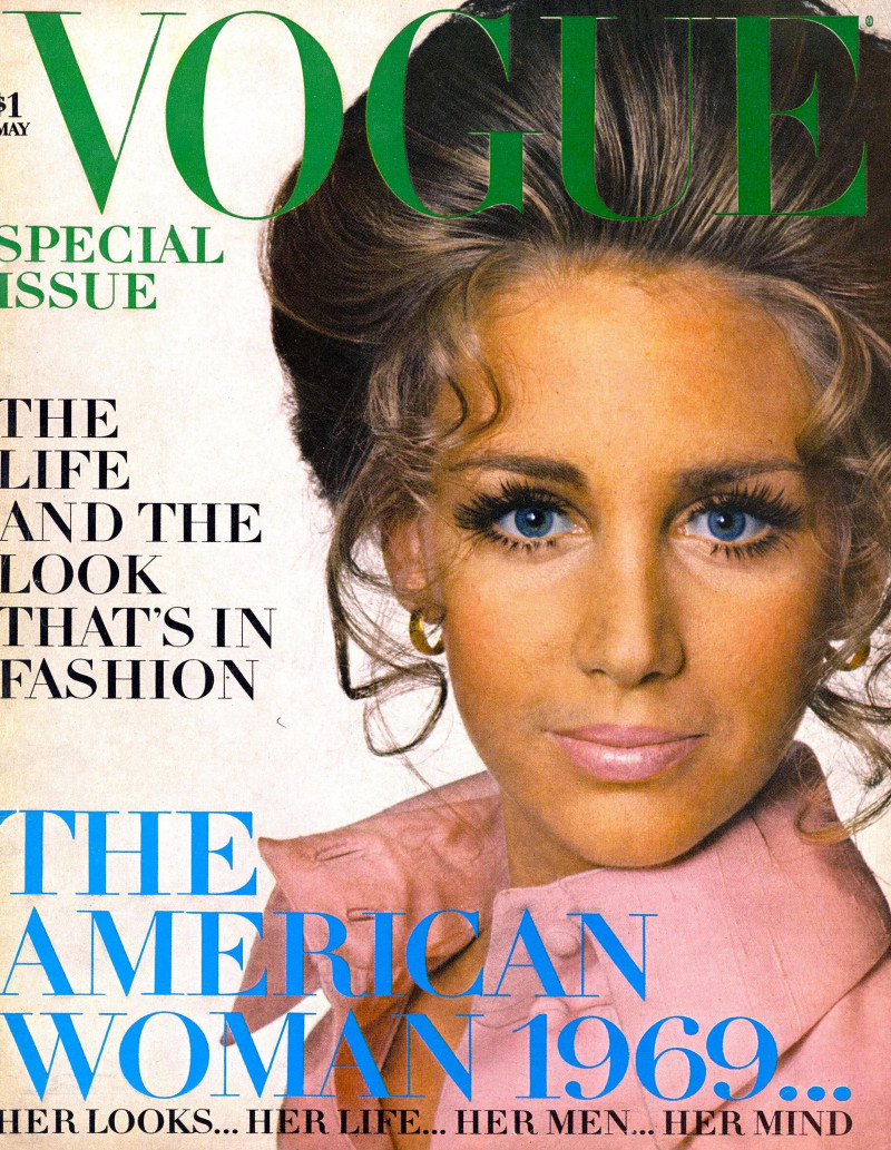  featured on the Vogue USA cover from May 1969