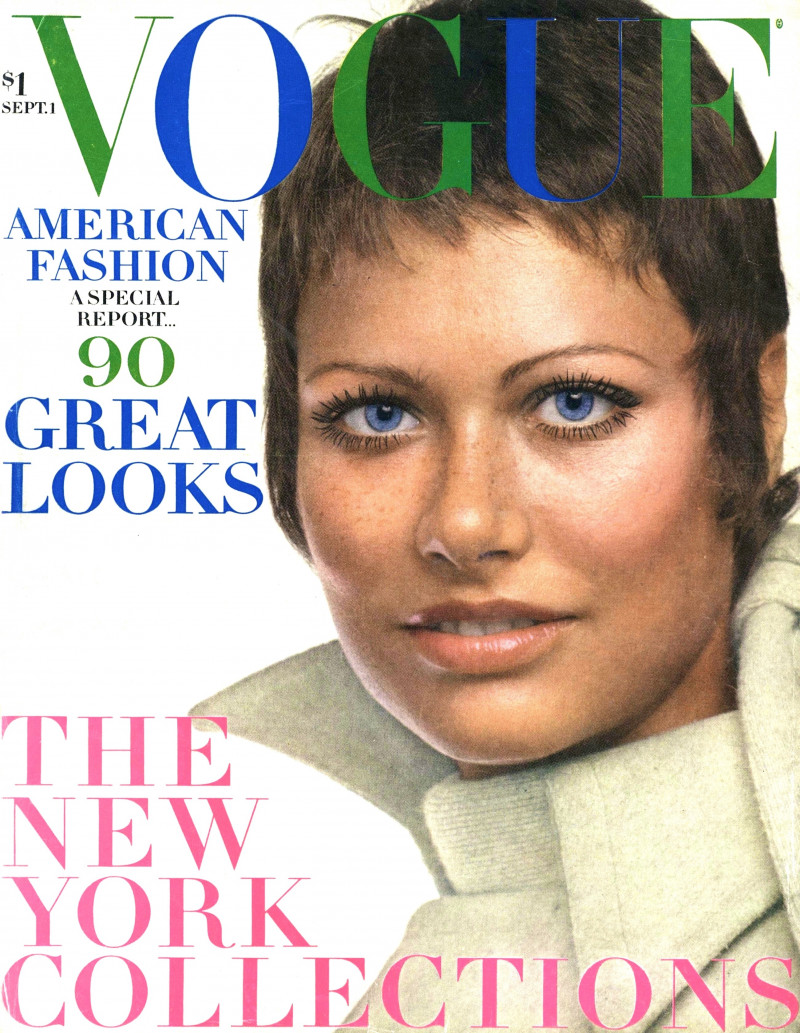 Susanne Schöneborn featured on the Vogue USA cover from September 1969