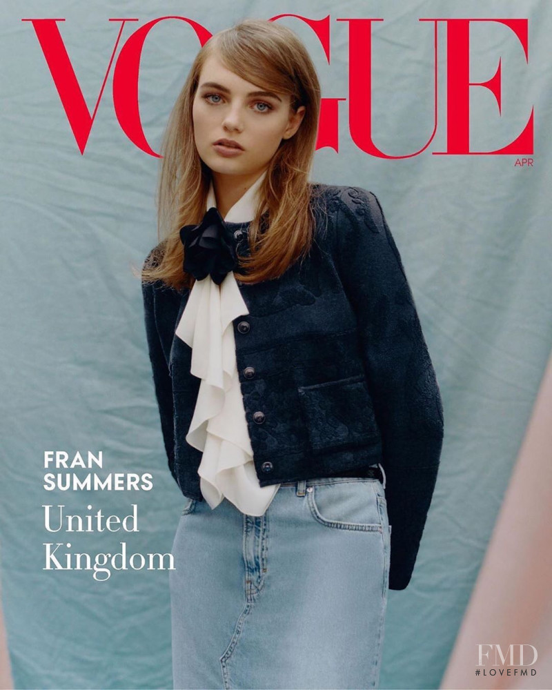 Fran Summers featured on the Vogue USA cover from April 2020