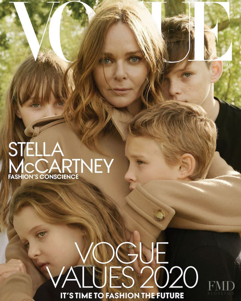 Cover of Vogue USA with Stella McCartney, January 2020 (ID:53902