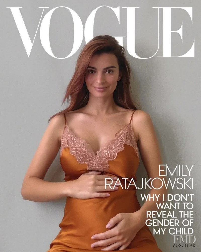 Emily Ratajkowski featured on the Vogue USA cover from October 2020