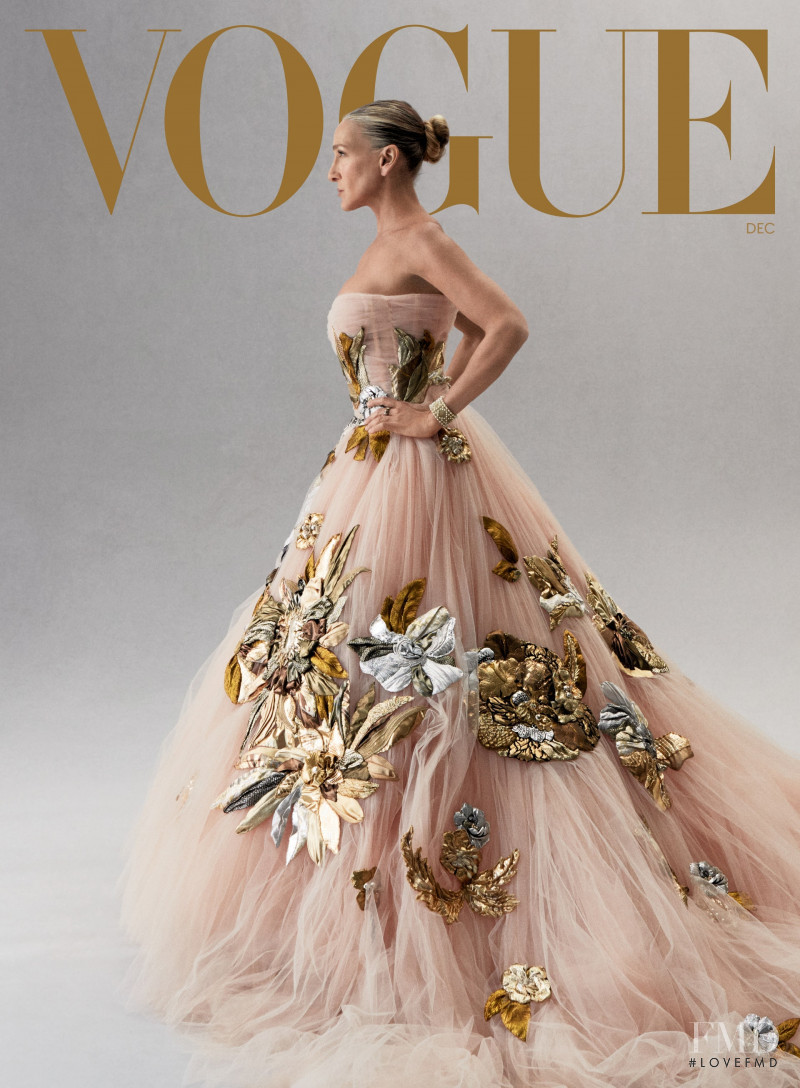 Sarah Jessica Parker featured on the Vogue USA cover from December 2021