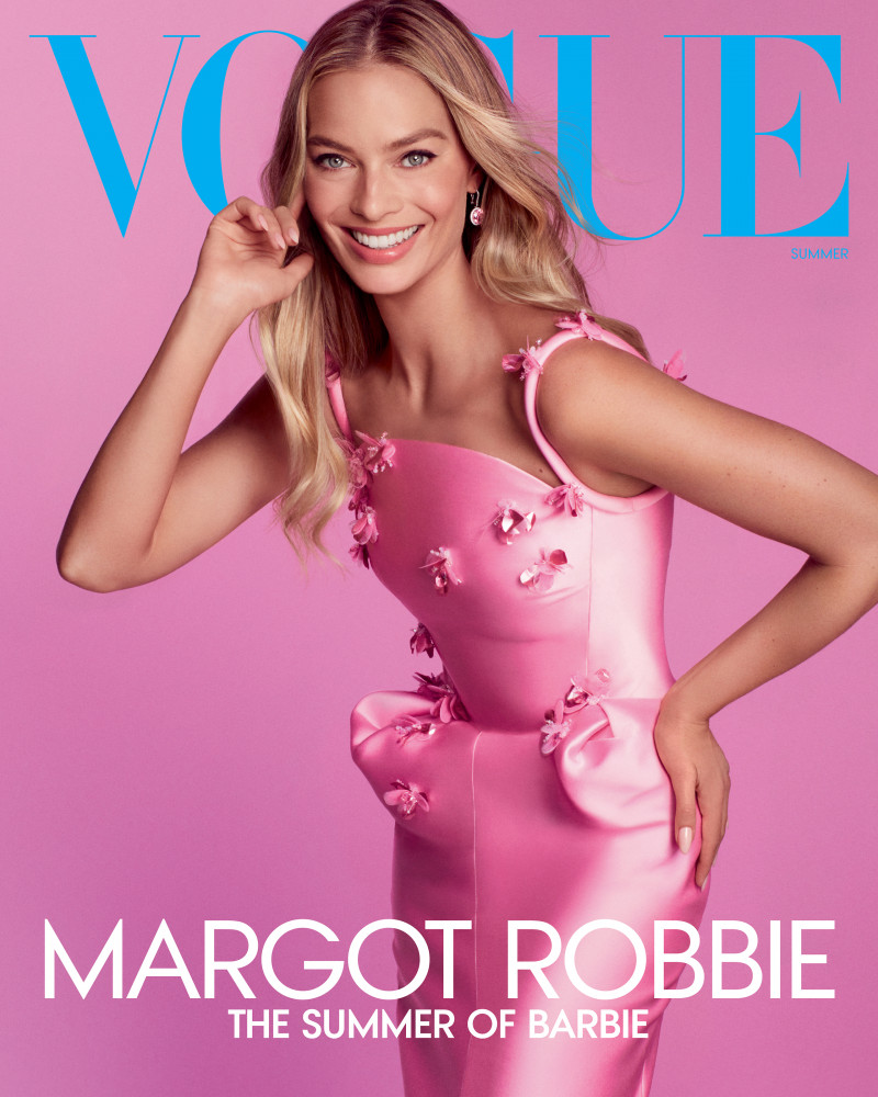 Margot Robbie featured on the Vogue USA cover from June 2023