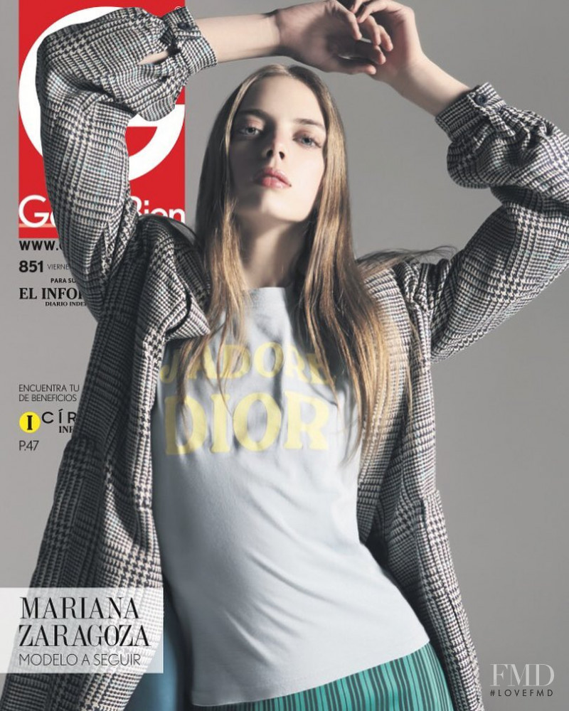 Mariana Zaragoza featured on the Gente Bien cover from February 2018