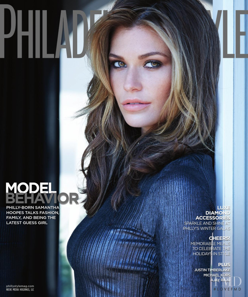 Samantha Hoopes featured on the Philadelphia Style by Modern Luxury cover from December 2014