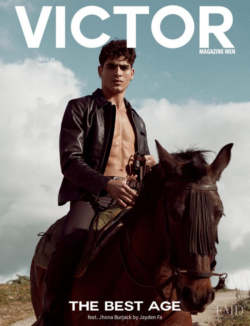 Jhonattan Burjack featured on the Victor Magazine cover from April 2016