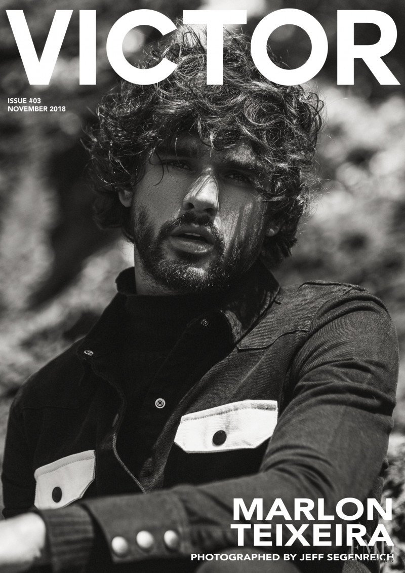 Marlon Teixeira featured on the Victor Magazine cover from November 2018