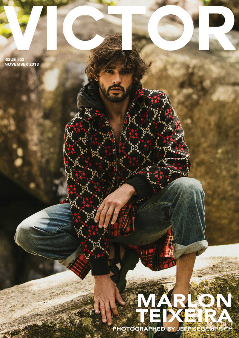 Marlon Teixeira featured on the Victor Magazine cover from November 2018