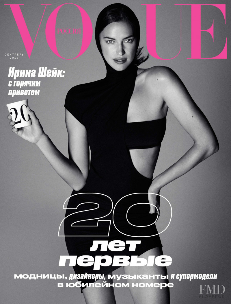 Cover of Vogue Russia with Irina Shayk, September 2018 (ID:47546 ...
