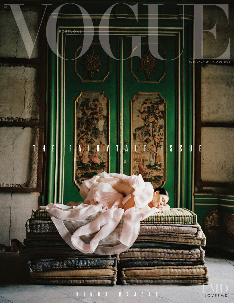 Kinga Rajzak featured on the Vogue Russia cover from May 2022