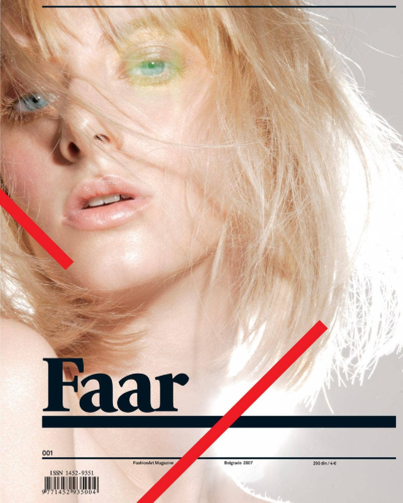 Andrijana Belovic featured on the Faar cover from January 2007