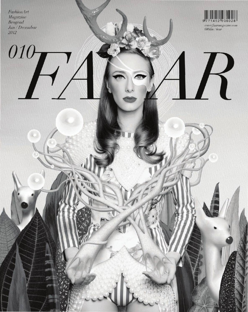 Andrijana Belovic featured on the Faar cover from June 2012