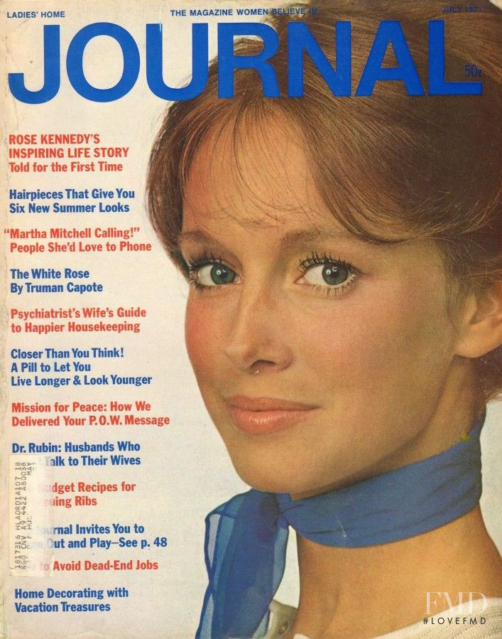 Karen Graham featured on the Ladies\' Home Journal cover from July 1971