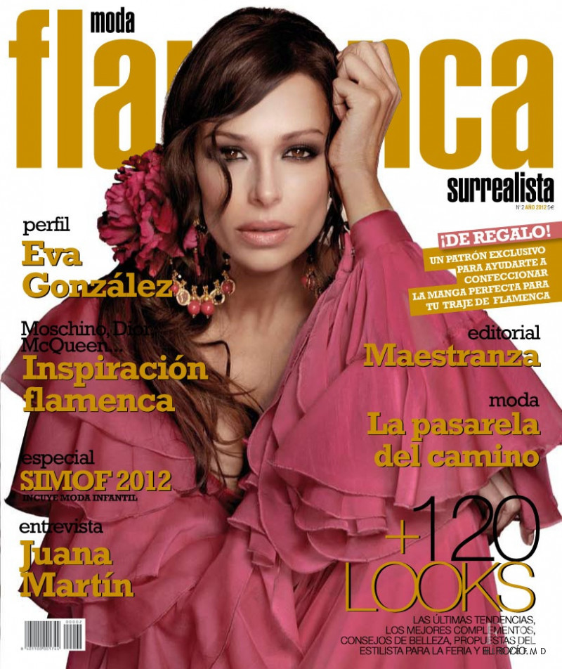 Eva Gonzalez featured on the Surrealista Moda Flamenca cover from February 2012