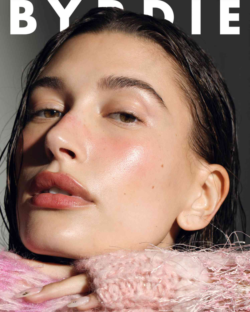 Hailey Baldwin Bieber featured on the Byrdie screen from July 2022