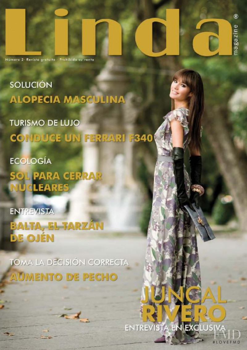 Juncal Rivero featured on the Linda Magazine cover from March 2010