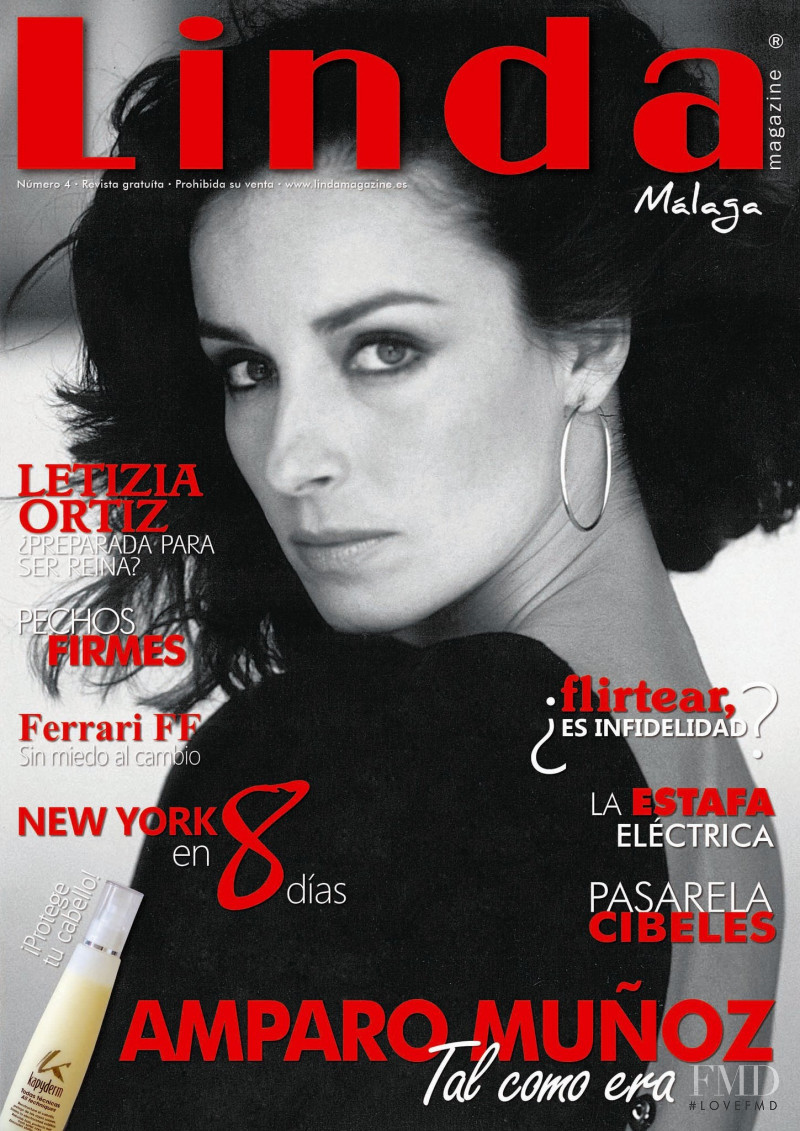 Amparo Munoz featured on the Linda Magazine cover from June 2011