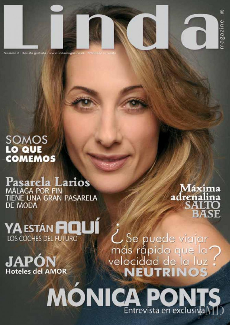 Monica Pont featured on the Linda Magazine cover from March 2012