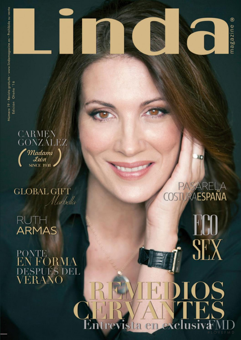 Remedios Cervantes featured on the Linda Magazine cover from September 2016