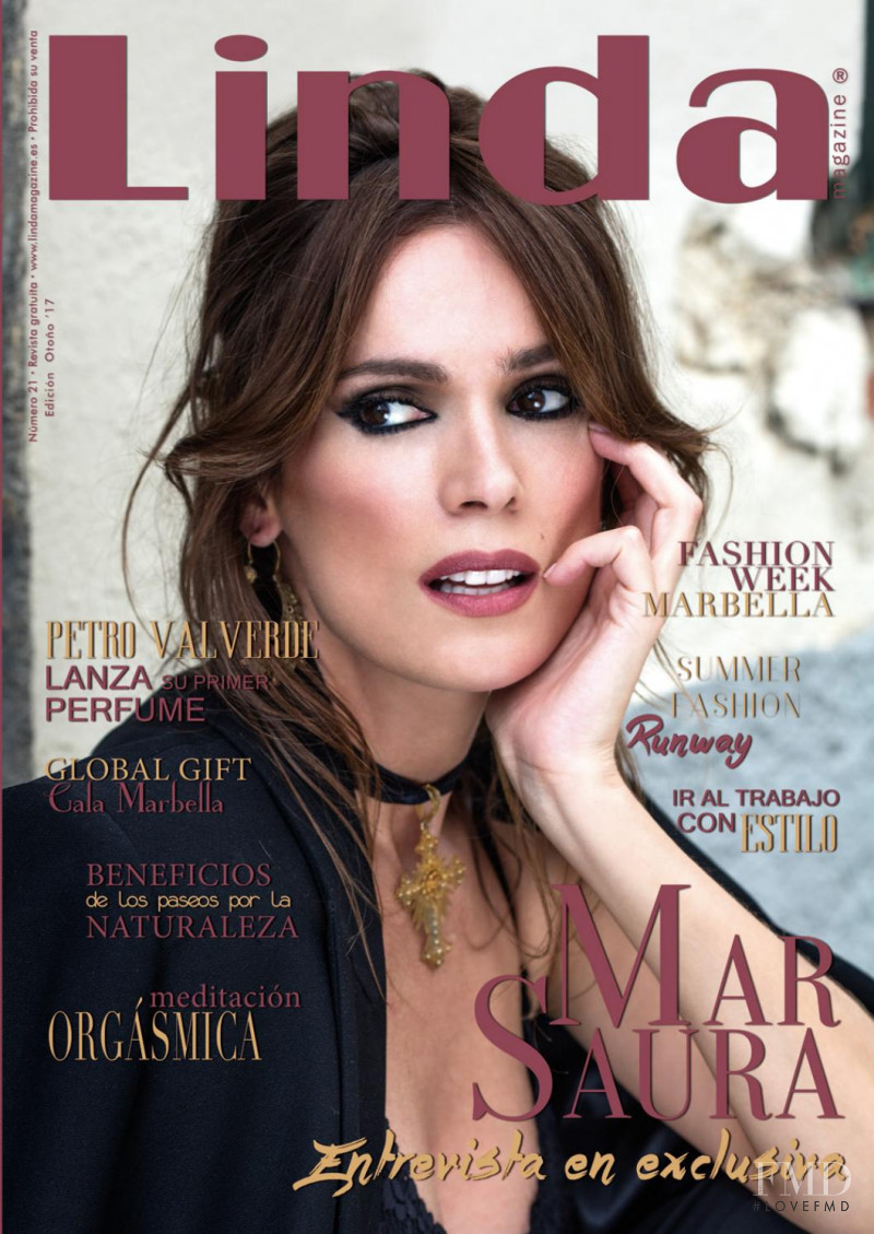 Mar Saura featured on the Linda Magazine cover from September 2017
