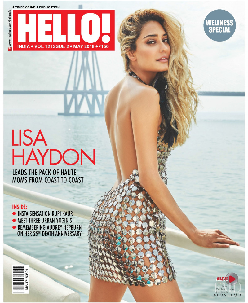 Lisa Haydon featured on the Hello! India cover from May 2018
