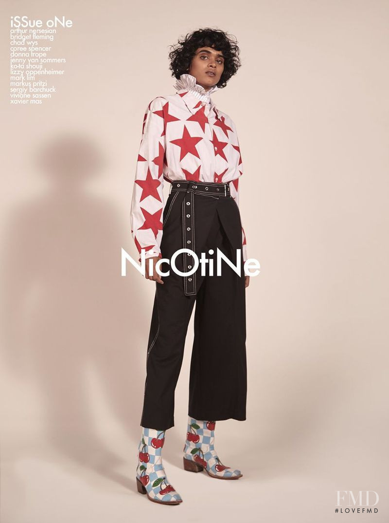 Radhika Nair featured on the NicOtiNe cover from September 2017