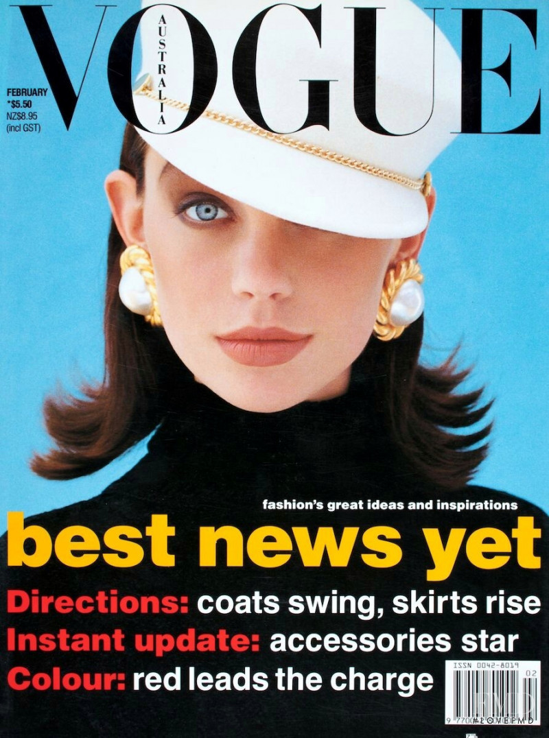  featured on the Vogue Australia cover from February 1991