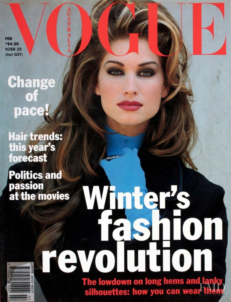  featured on the Vogue Australia cover from February 1993