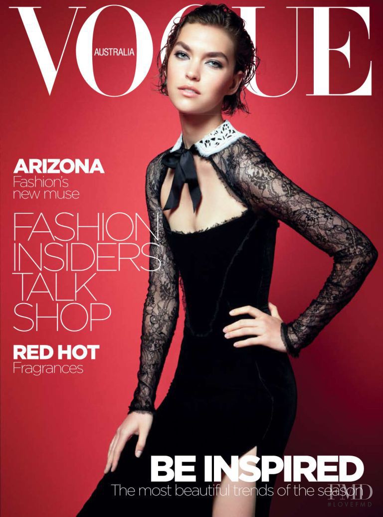 Arizona Muse featured on the Vogue Australia cover from October 2011