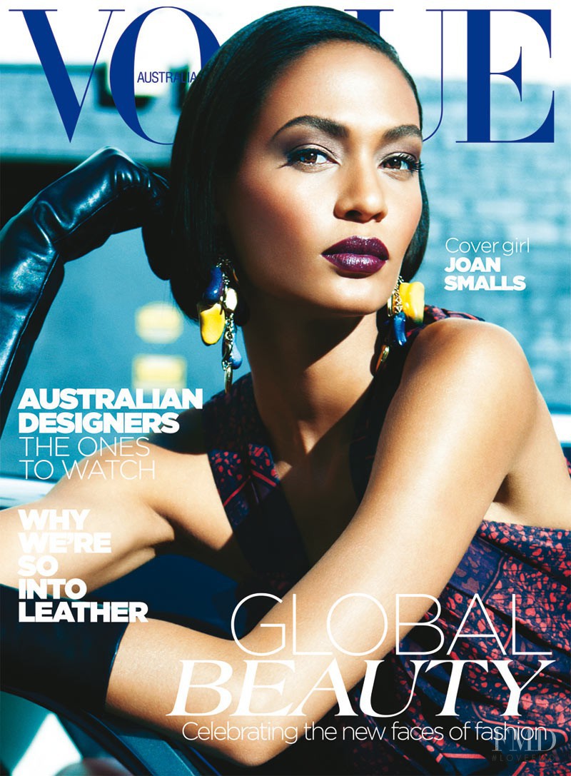 Joan Smalls featured on the Vogue Australia cover from May 2012