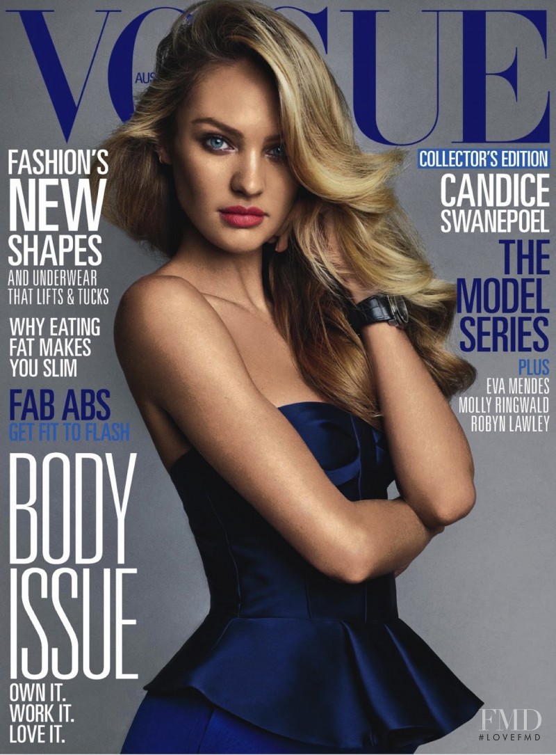 Candice Swanepoel featured on the Vogue Australia cover from June 2013
