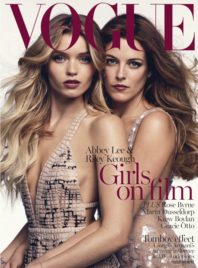 Danielle Riley Keough, Abbey Lee Kershaw featured on the Vogue Australia cover from May 2015