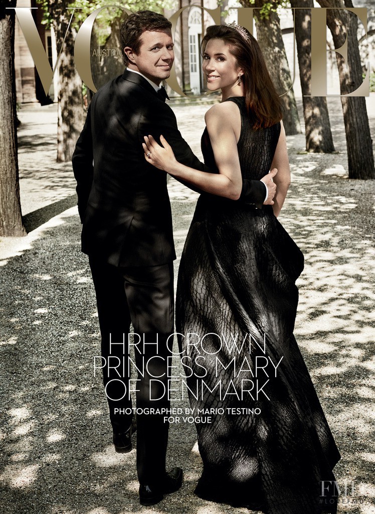 The Crown Prince & Princess of Denmark featured on the Vogue Australia cover from August 2016
