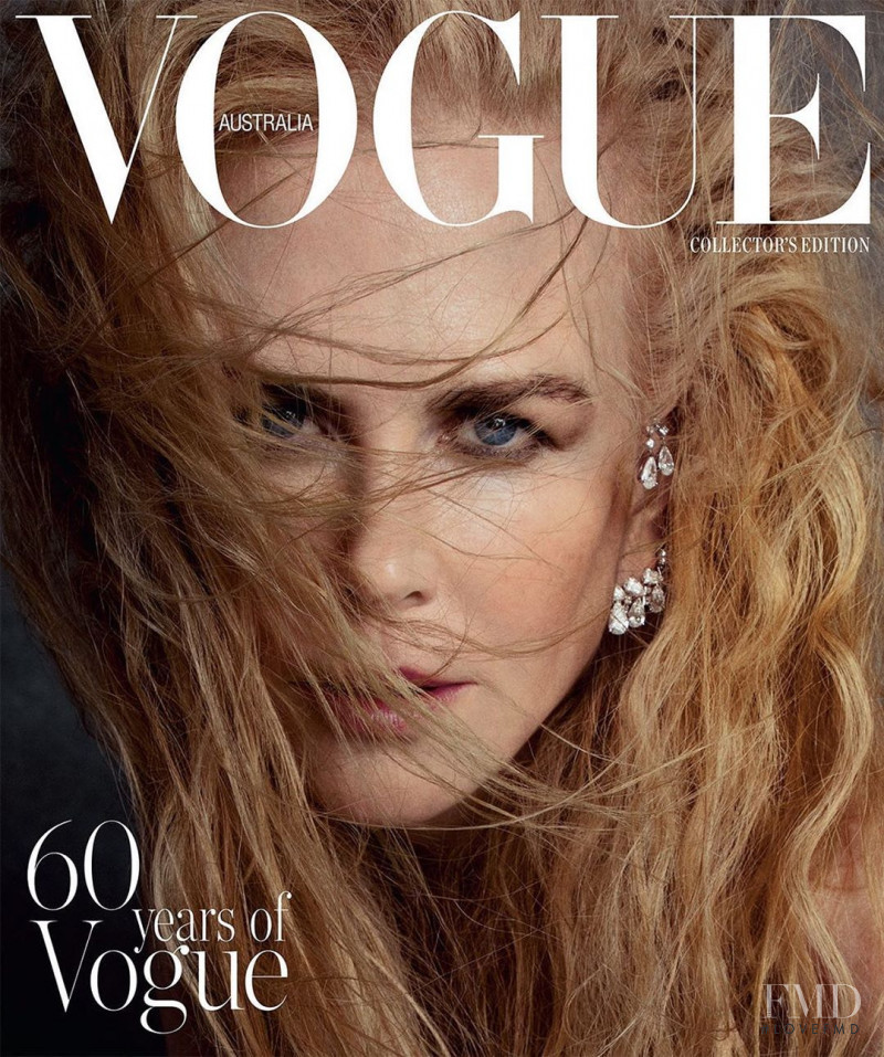 Nicole Kidman  featured on the Vogue Australia cover from December 2019