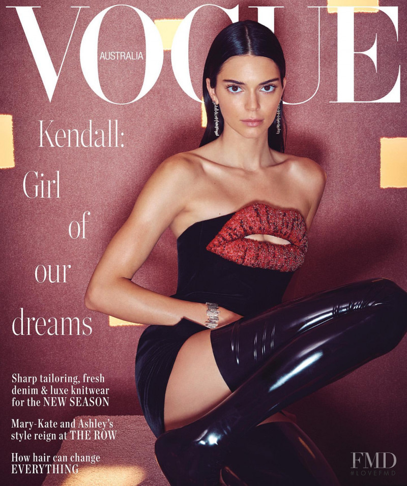 Kendall Jenner featured on the Vogue Australia cover from June 2019