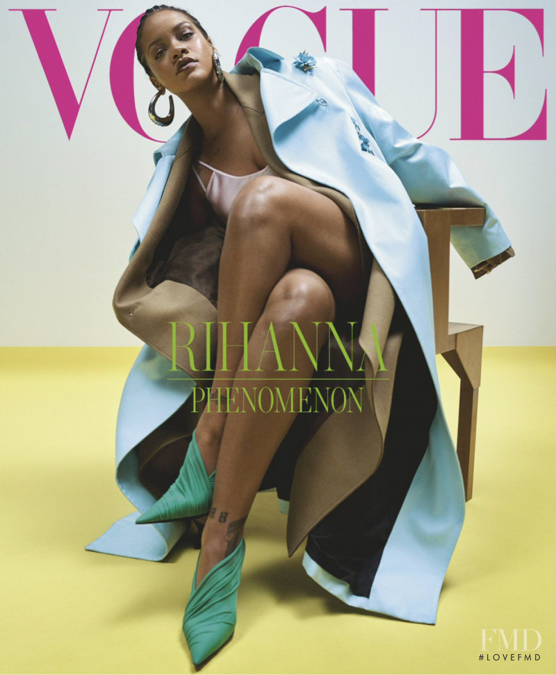Rihanna featured on the Vogue Australia cover from May 2019