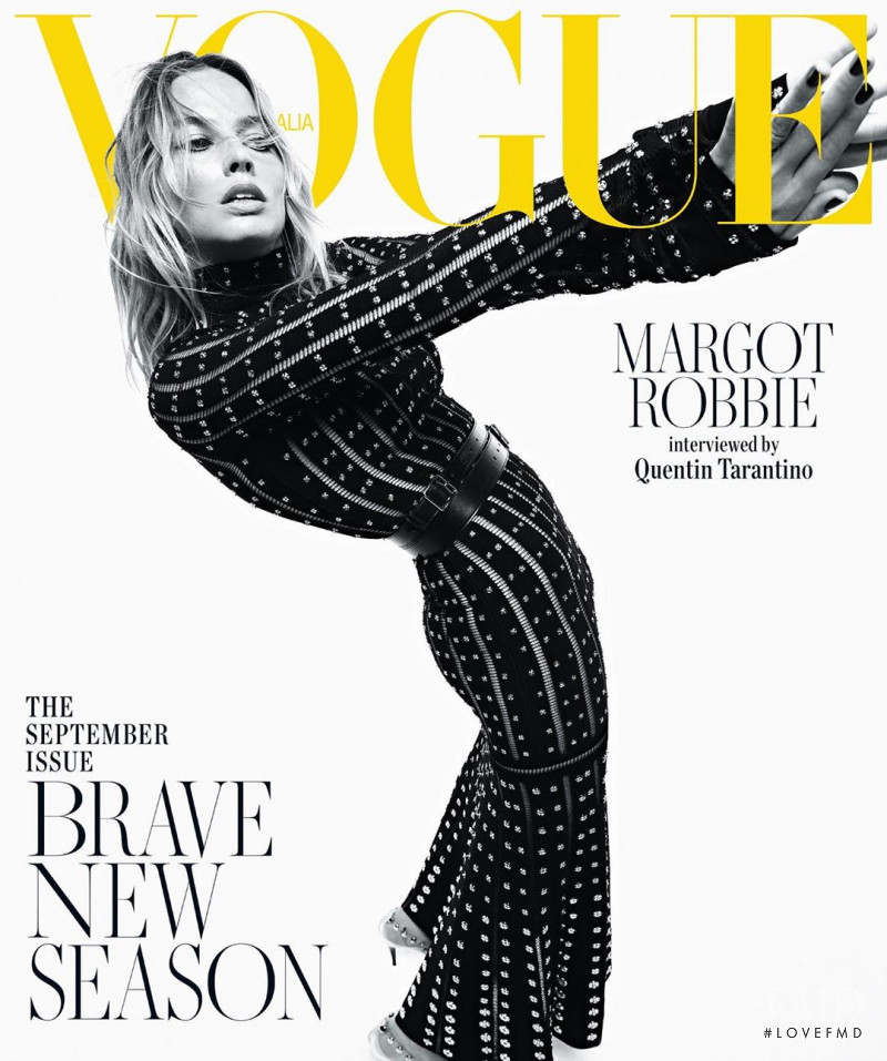 Margot Robbie featured on the Vogue Australia cover from September 2019
